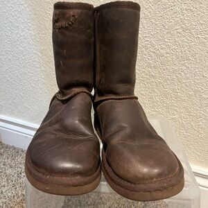 Brown Leather Boots